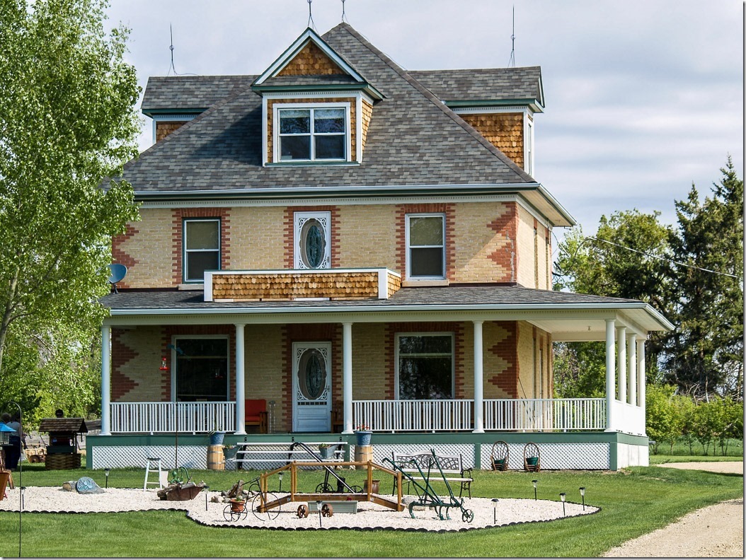 And Old Eaton House near Forest, Manitoba